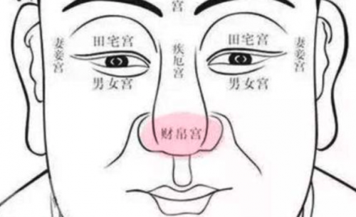 财帛宫、鼻子有痣是漏财之相?