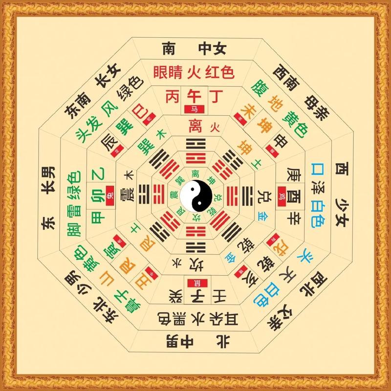 八卦风水方位图解及吉凶判断